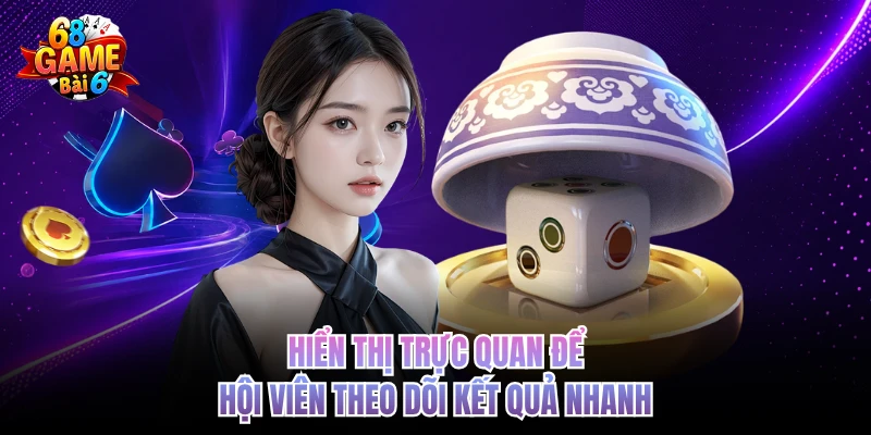 hien thi truc quan de hoi vien theo doi ket qua nhanh